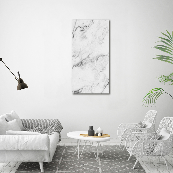 Cuadro de vidrio templado 4mm para pared vertical Fondo de mármol