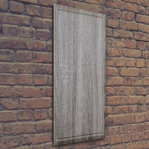Fotocuadro de cristal elegante para hogar vertical Madera