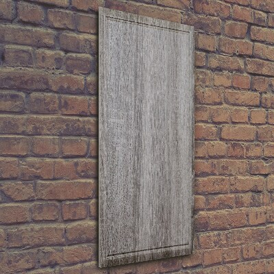 Fotocuadro de cristal elegante para hogar vertical Madera