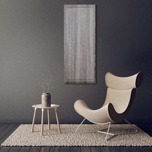 Fotocuadro de cristal elegante para hogar vertical Madera