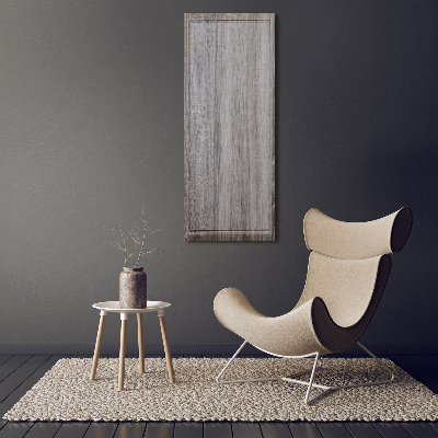 Fotocuadro de cristal elegante para hogar vertical Madera