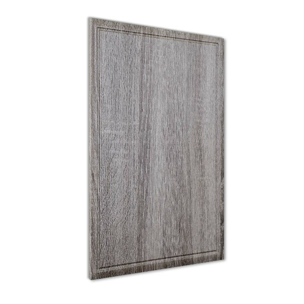 Fotocuadro de cristal elegante para hogar vertical Madera
