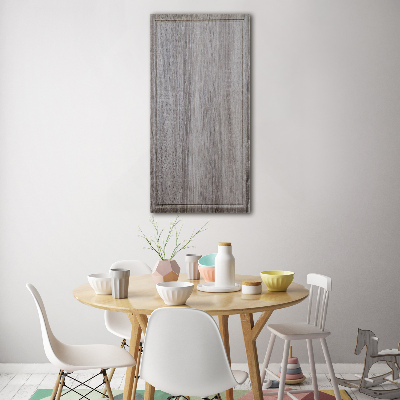 Fotocuadro de cristal elegante para hogar vertical Madera