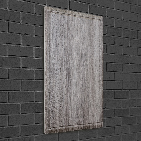Fotocuadro de cristal elegante para hogar vertical Madera