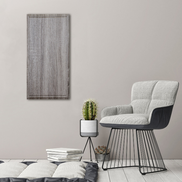 Fotocuadro de cristal elegante para hogar vertical Madera