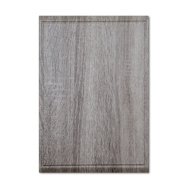 Fotocuadro de cristal elegante para hogar vertical Madera