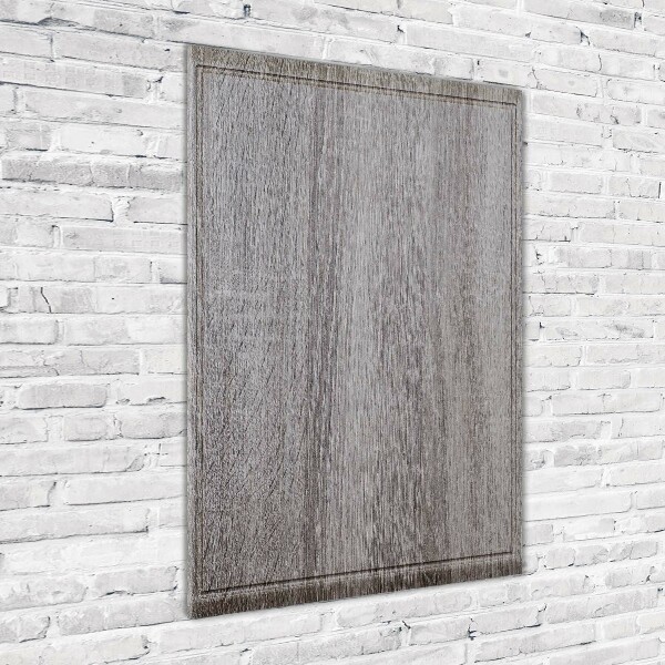 Fotocuadro de cristal elegante para hogar vertical Madera