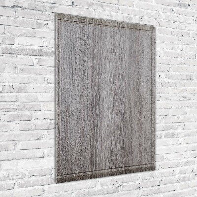 Fotocuadro de cristal elegante para hogar vertical Madera