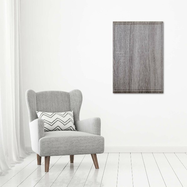 Fotocuadro de cristal elegante para hogar vertical Madera