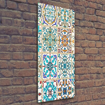 Fotocuadro de cristal elegante para hogar vertical Azulejos de cerámica