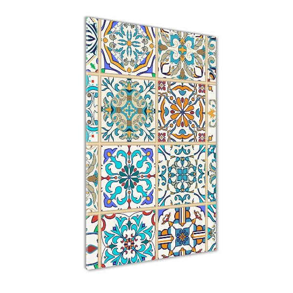 Fotocuadro de cristal elegante para hogar vertical Azulejos de cerámica