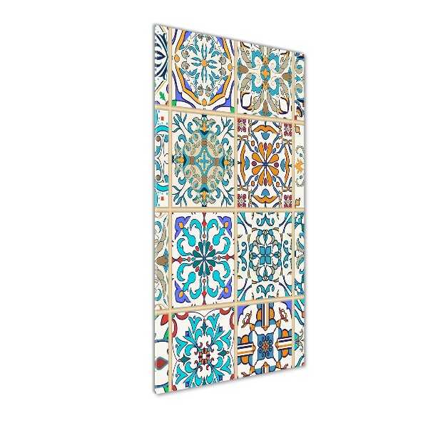 Fotocuadro de cristal elegante para hogar vertical Azulejos de cerámica