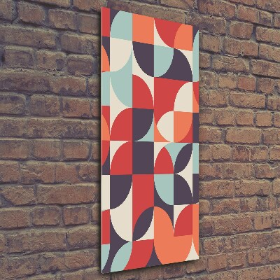 Cuadro de vidrio templado 4mm para pared vertical Fondo abstracto