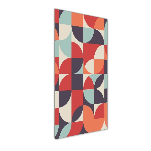 Cuadro de vidrio templado 4mm para pared vertical Fondo abstracto