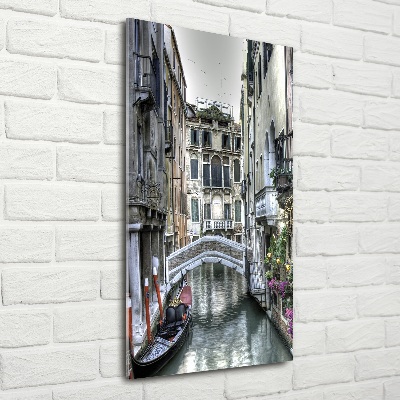 Fotocuadro de cristal elegante para hogar vertical Venecia, Italia