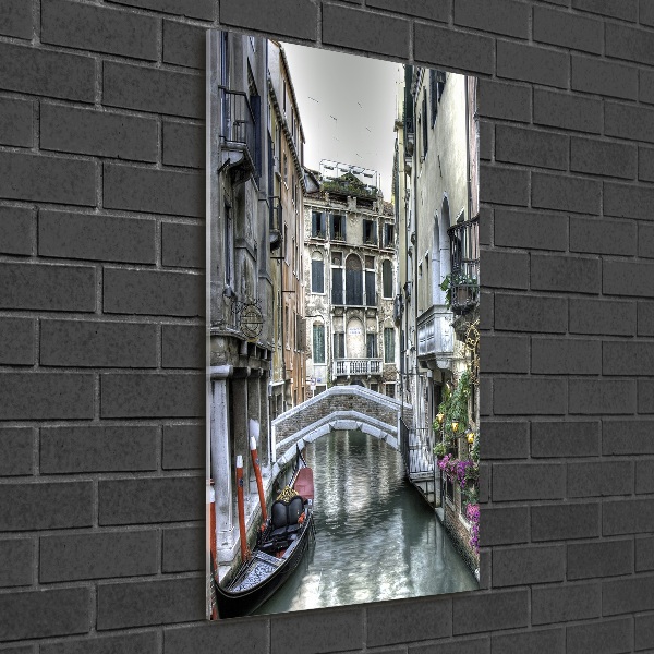 Fotocuadro de cristal elegante para hogar vertical Venecia, Italia