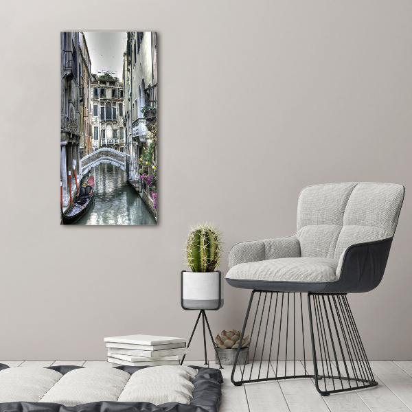 Fotocuadro de cristal elegante para hogar vertical Venecia, Italia