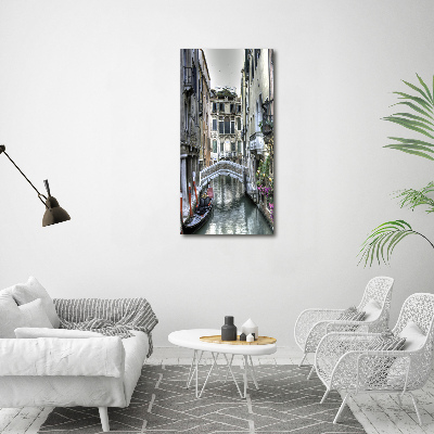 Fotocuadro de cristal elegante para hogar vertical Venecia, Italia