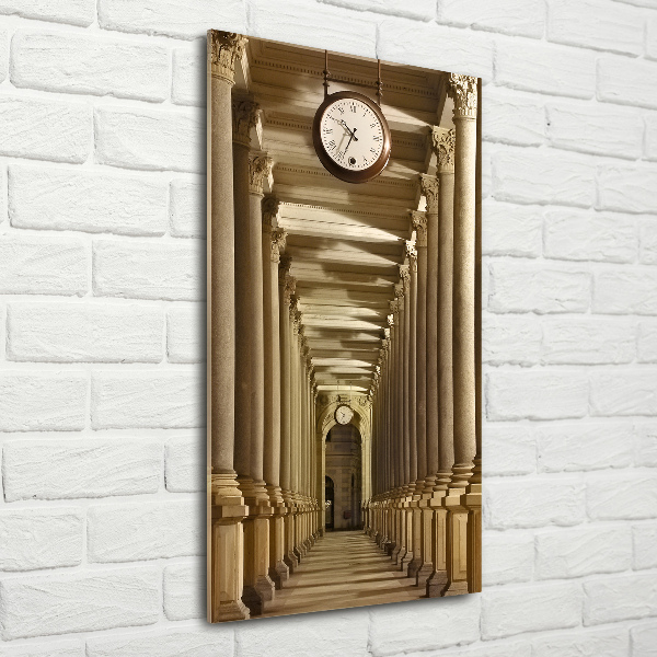 Cuadro de vidrio templado 4mm para pared vertical Columnata del mercado