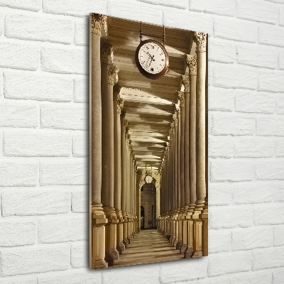 Cuadro de vidrio templado 4mm para pared vertical Columnata del mercado