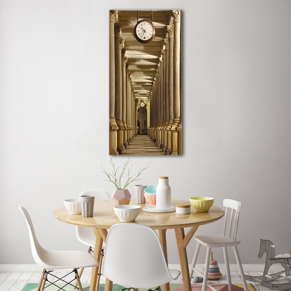 Cuadro de vidrio templado 4mm para pared vertical Columnata del mercado