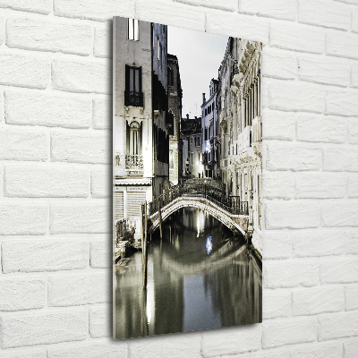 Fotocuadro de cristal elegante para hogar vertical Venecia, Italia