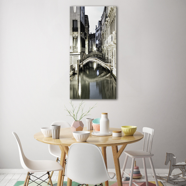 Fotocuadro de cristal elegante para hogar vertical Venecia, Italia