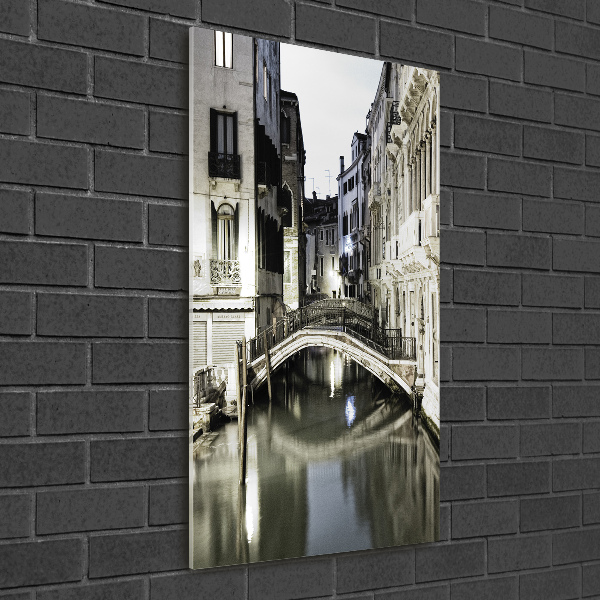 Fotocuadro de cristal elegante para hogar vertical Venecia, Italia