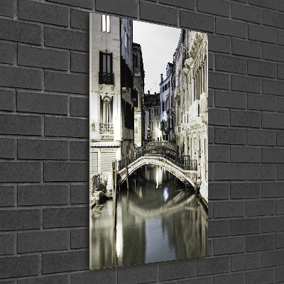Fotocuadro de cristal elegante para hogar vertical Venecia, Italia
