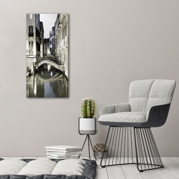 Fotocuadro de cristal elegante para hogar vertical Venecia, Italia