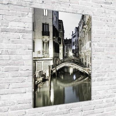 Fotocuadro de cristal elegante para hogar vertical Venecia, Italia