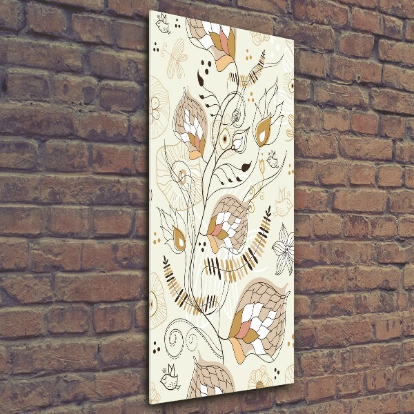 Fotocuadro de cristal elegante para hogar vertical Adornos