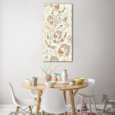 Fotocuadro de cristal elegante para hogar vertical Adornos