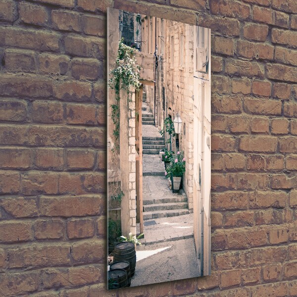 Fotocuadro de cristal elegante para hogar vertical Dubrovnik, Croacia