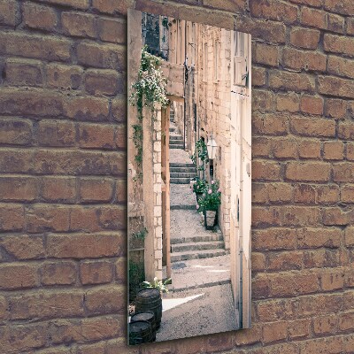 Fotocuadro de cristal elegante para hogar vertical Dubrovnik, Croacia
