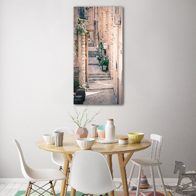 Fotocuadro de cristal elegante para hogar vertical Dubrovnik, Croacia