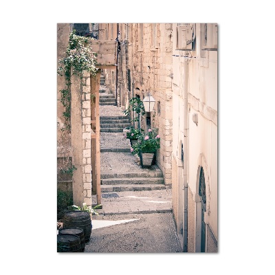 Fotocuadro de cristal elegante para hogar vertical Dubrovnik, Croacia