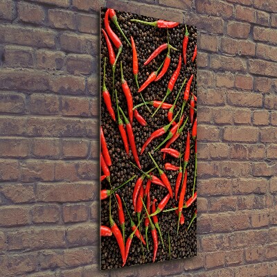 Cuadro de vidrio templado 4mm para pared vertical chiles