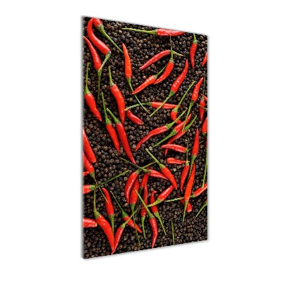 Cuadro de vidrio templado 4mm para pared vertical chiles