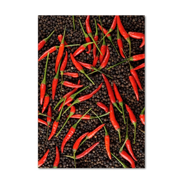 Cuadro de vidrio templado 4mm para pared vertical chiles