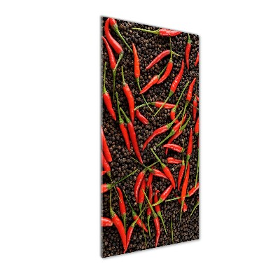 Cuadro de vidrio templado 4mm para pared vertical chiles