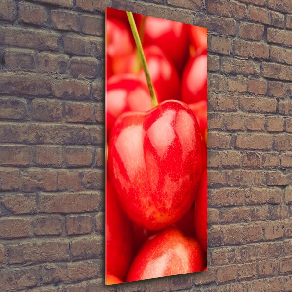 Fotocuadro de cristal elegante para hogar vertical Guindas