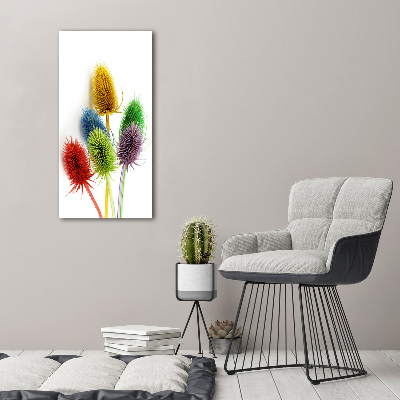 Fotocuadro de cristal elegante para hogar vertical Cardo