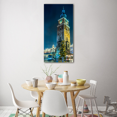 Cuadro decorativo en cristal con canto pulido vertical Cracovia, Polonia