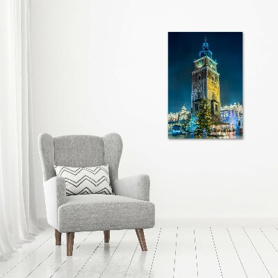 Cuadro decorativo en cristal con canto pulido vertical Cracovia, Polonia