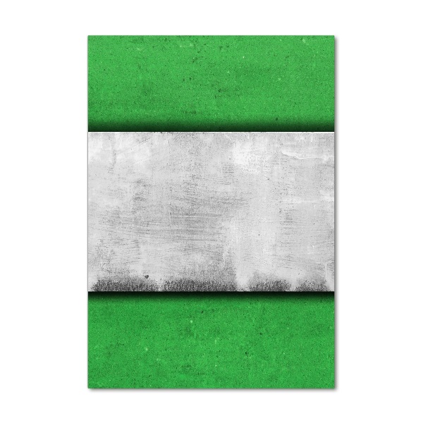 Cuadro de vidrio templado 4mm para pared vertical Muro verde
