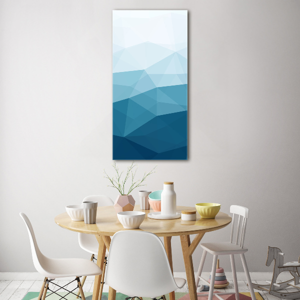 Fotocuadro de cristal elegante para hogar vertical Fondo abstracto