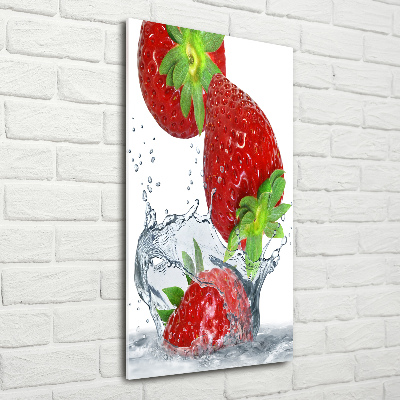 Cuadro de vidrio templado 4mm para pared vertical fresas