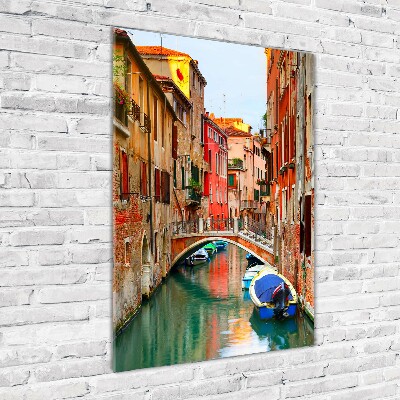 Fotocuadro de cristal elegante para hogar vertical Venecia, Italia