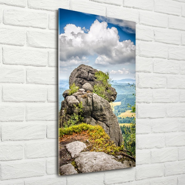 Foto obraz na szkle pionowy Szczeliniec Wielki